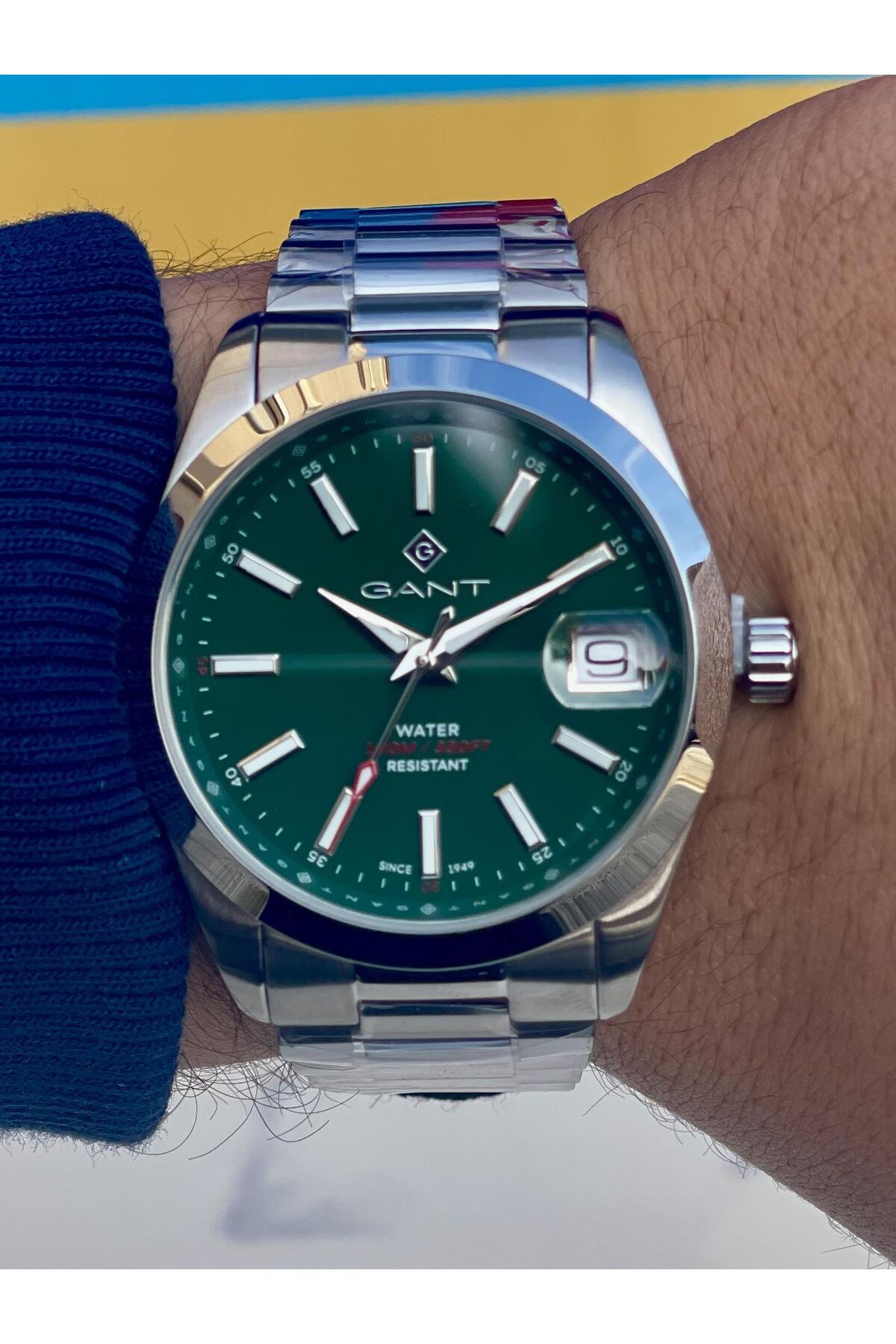 Gant-G161015 Green Dial Steel Men's Wrist Watch with Series Numbers 2