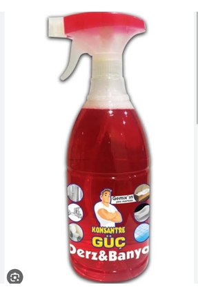 GEMİX Konsantre Güç Derz & Bayno Temizleyici 1000 ml x 3 Adet