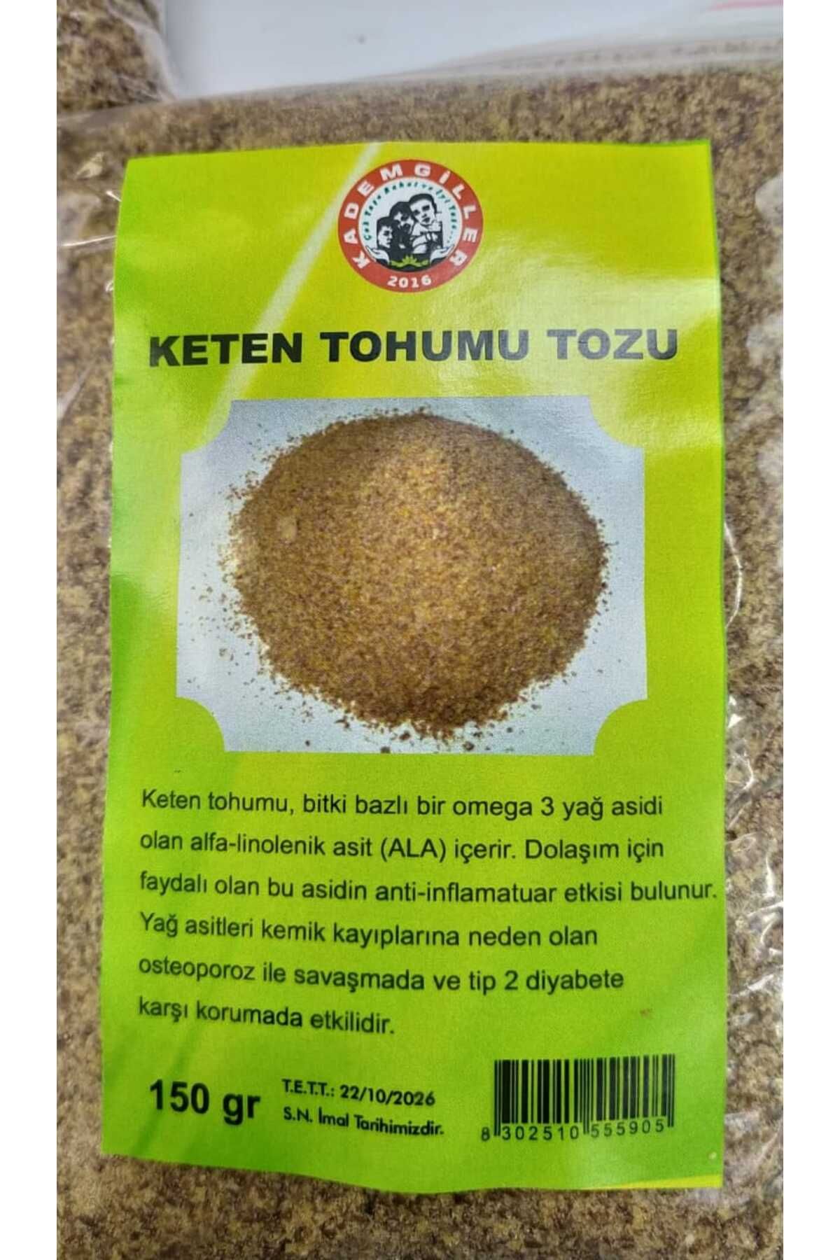 keten tohumu tozu 150gr