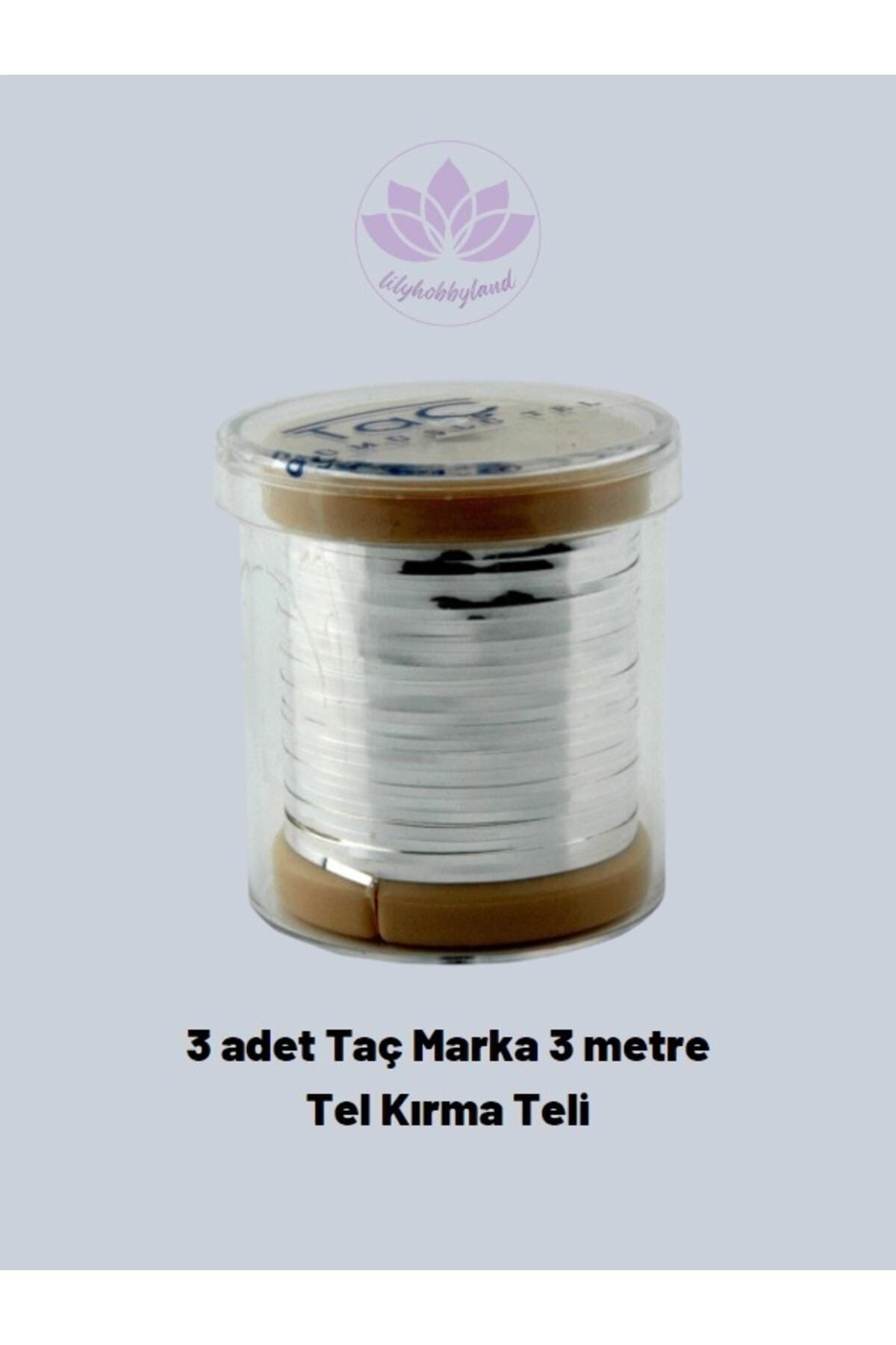 LİLYHOBBYLAND-Wire Breaking Henna Set (Green Color Square Tulle, 3 Pieces of Crown Wire Breaking Wire and Large Spring Pulley) 3
