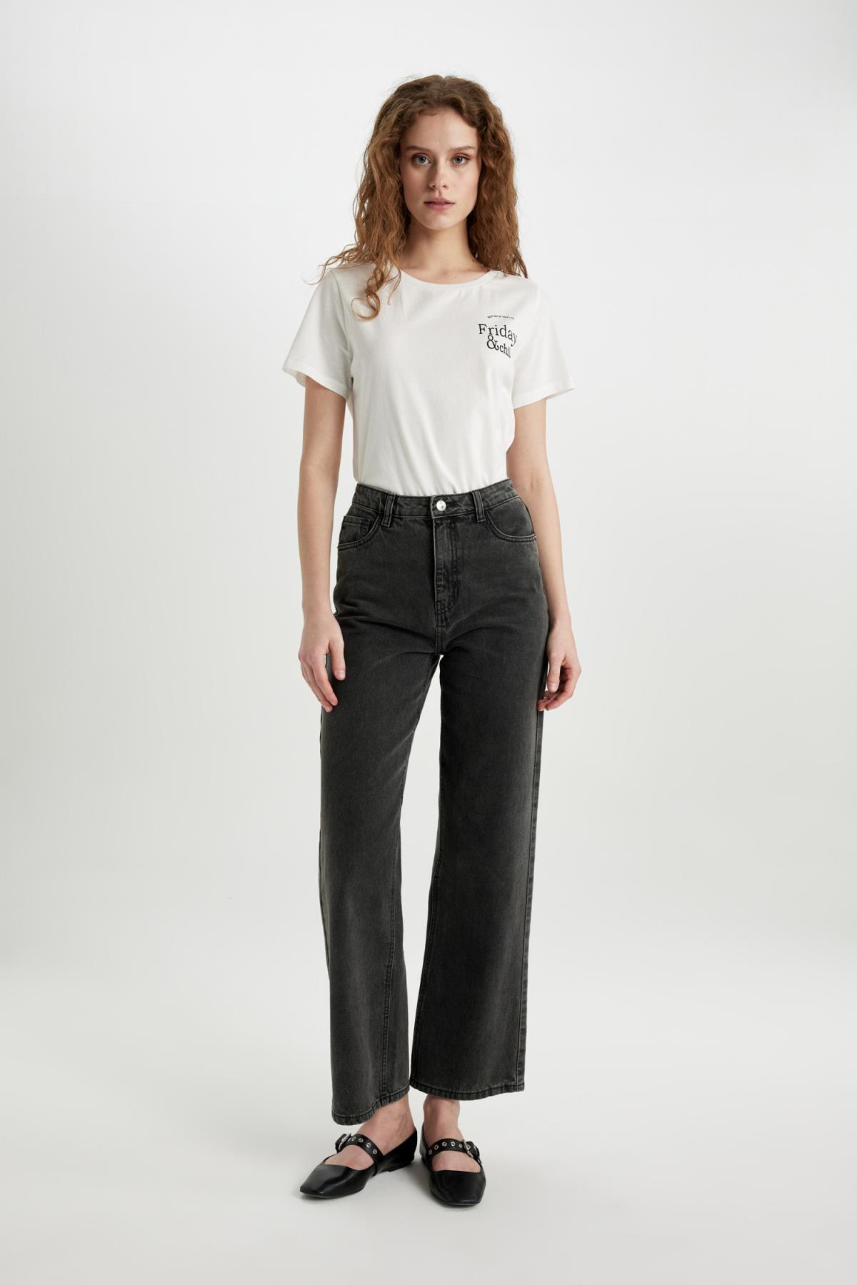 تی شرت زنانه دفاکتو | C2616AX24SP Defacto - Image 2