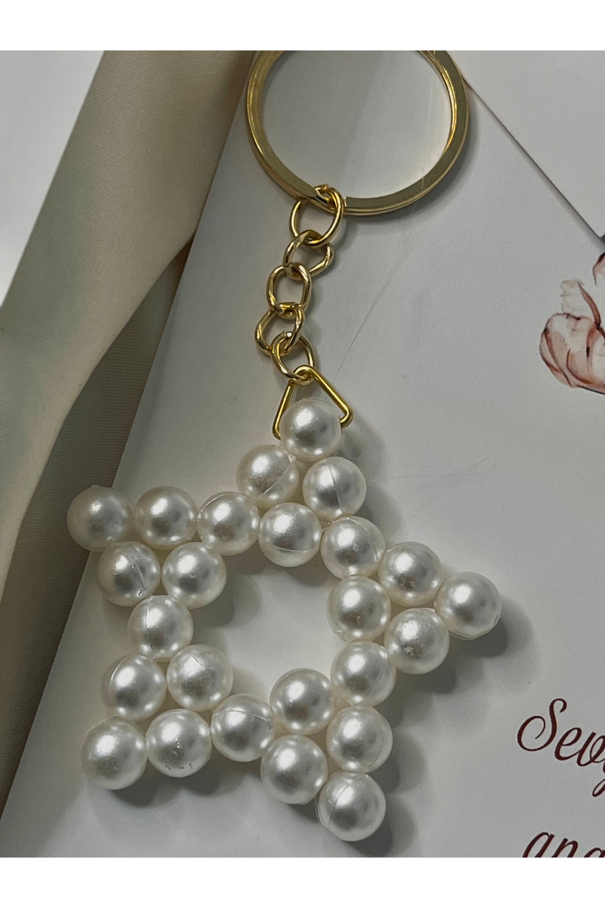 İnci Yıldız Stylish Keychain
