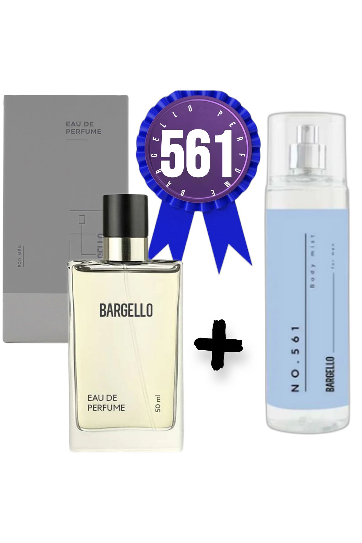 عطر مردانه Oriental 561 edp 50 ml + Bargello No: 561 Body Mist Fresh 210 ml Edt Bargello