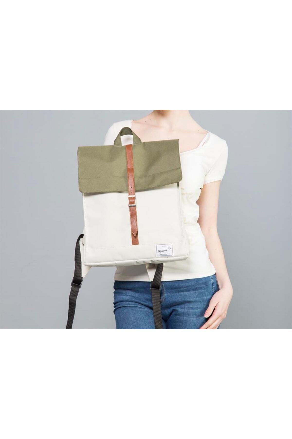 Fudela-Mbs Khaki Cream Backpack 4