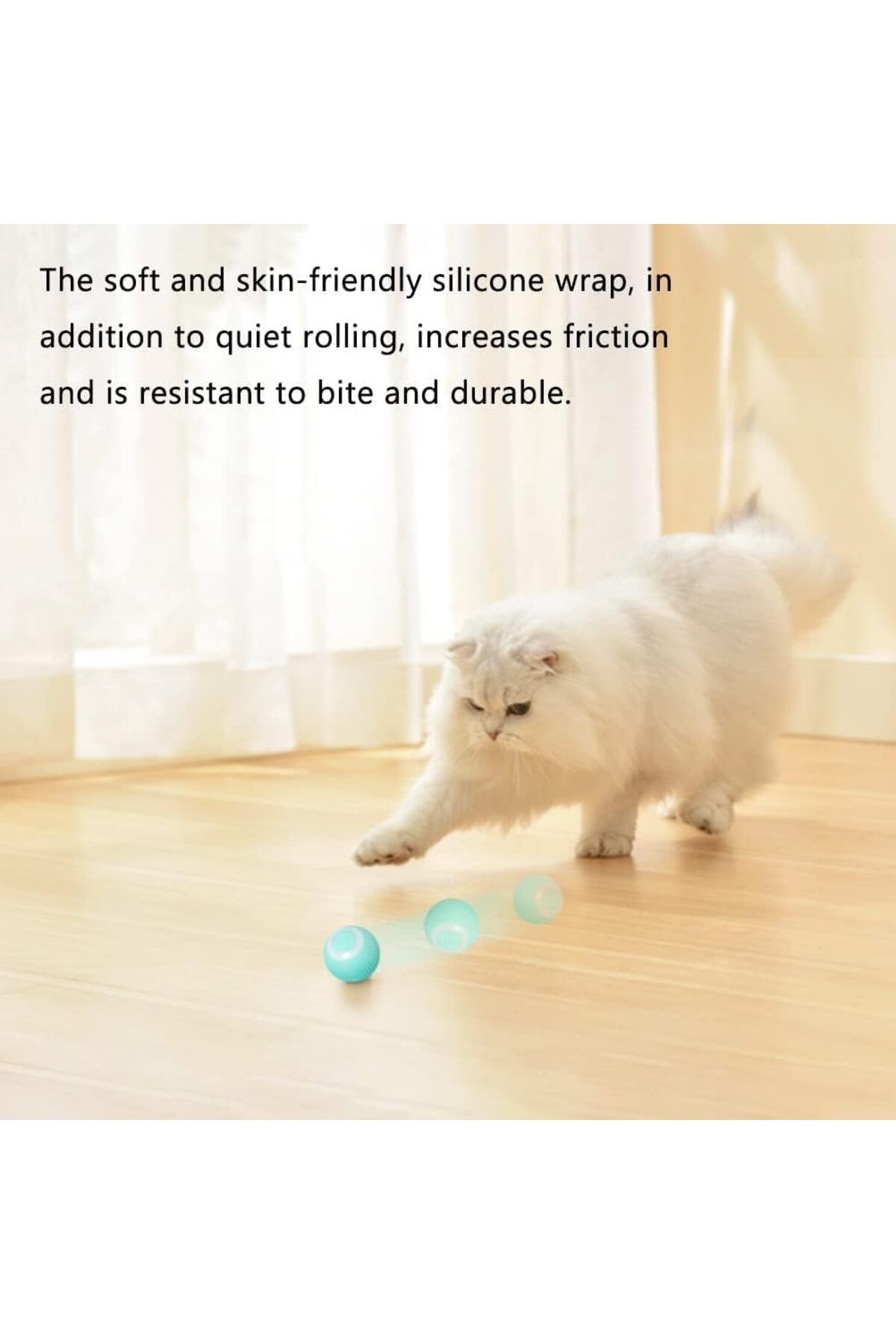 sebura-Animated Cat Ball Smart Rolling Pet Ball Automatic Cat Toy 2