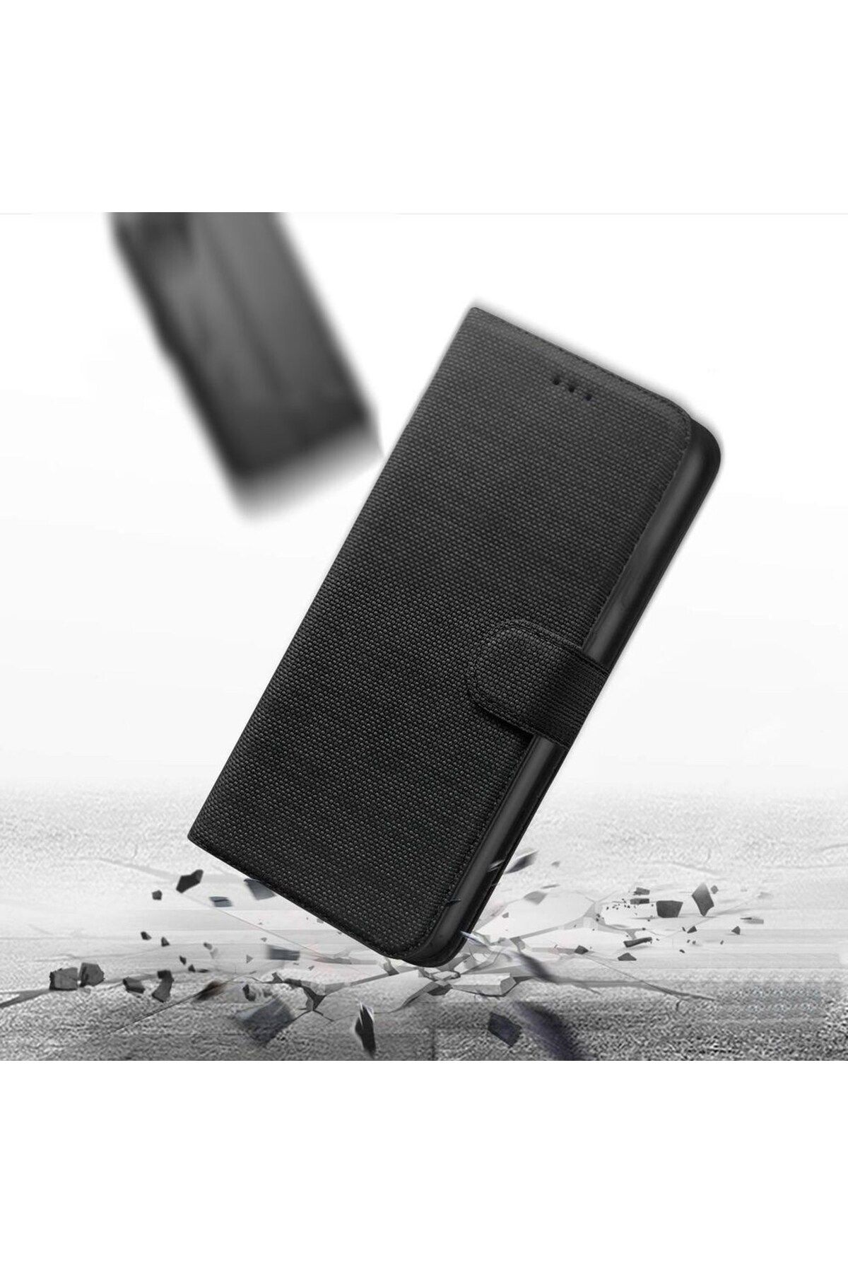 BLUETECH-حافظة هاتف Xiaomi Redmi Note 9 مزودة بمحفظة وغطاء وقسم للبطاقات ونمط من القماش 6