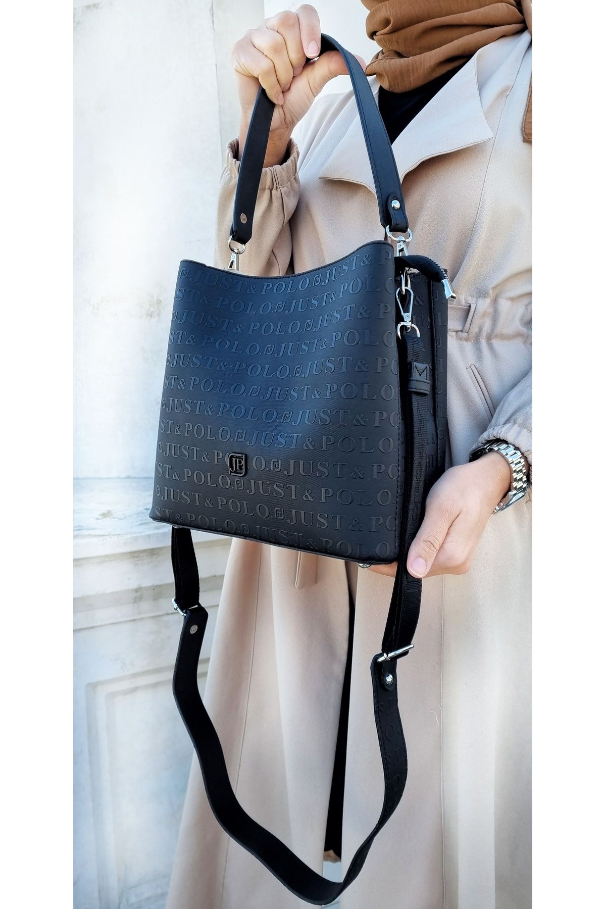 Tote with long 2025 strap