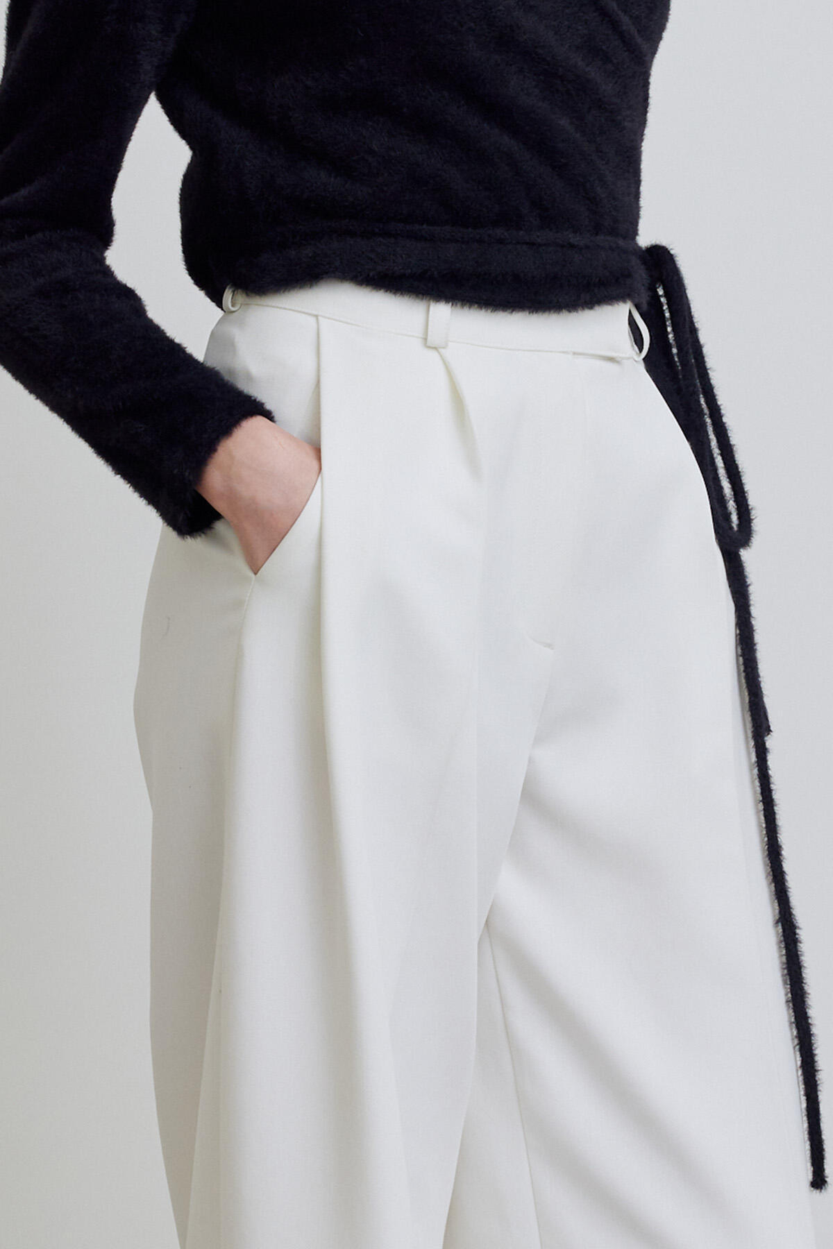 Manuka-PANTALON PALAZZO DETALIAT ALBI 5