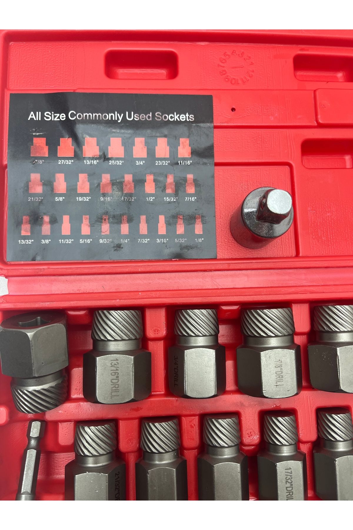 ÜLKÜ HIRDAVAT-Damaged Screw Extractor Set, 25Pcs Easy Release Stripped Screw Extractor Set, Broken Bolt Extractor 4