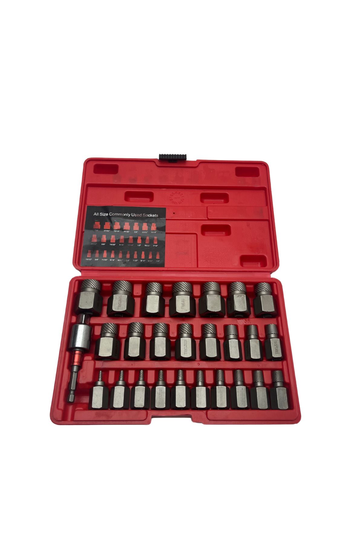 ÜLKÜ HIRDAVAT-Damaged Screw Extractor Set, 25Pcs Easy Release Stripped Screw Extractor Set, Broken Bolt Extractor 1