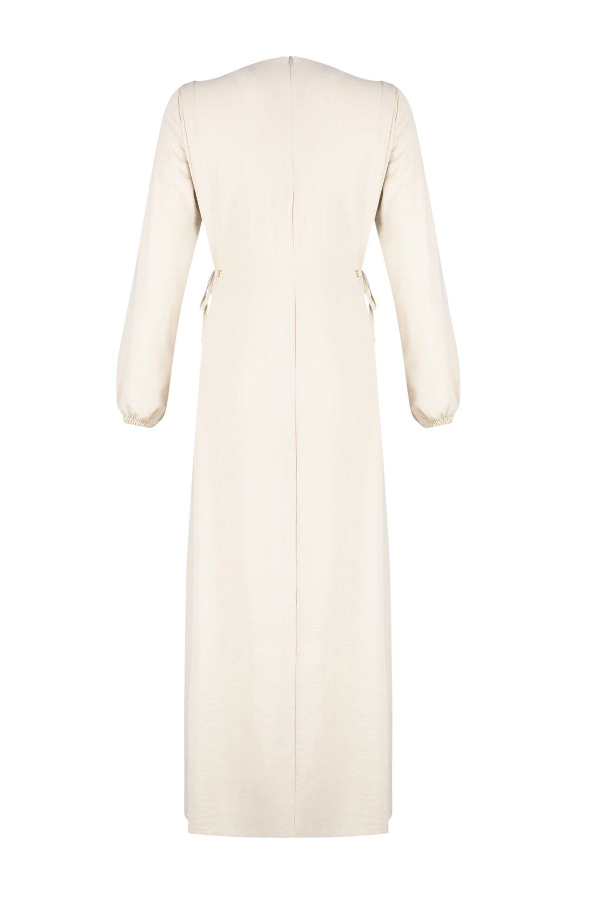 Trendyol Modest-Aerobin-Kleid mit Seilbindung und elastischen Ärmeln – Steingürtel TCTSS22EB00104 8