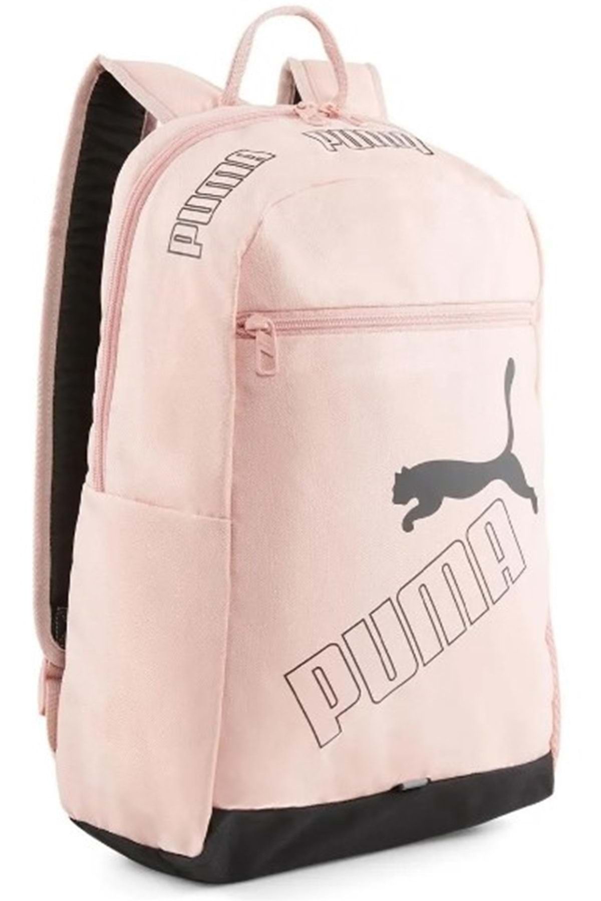 Pink black sales backpack
