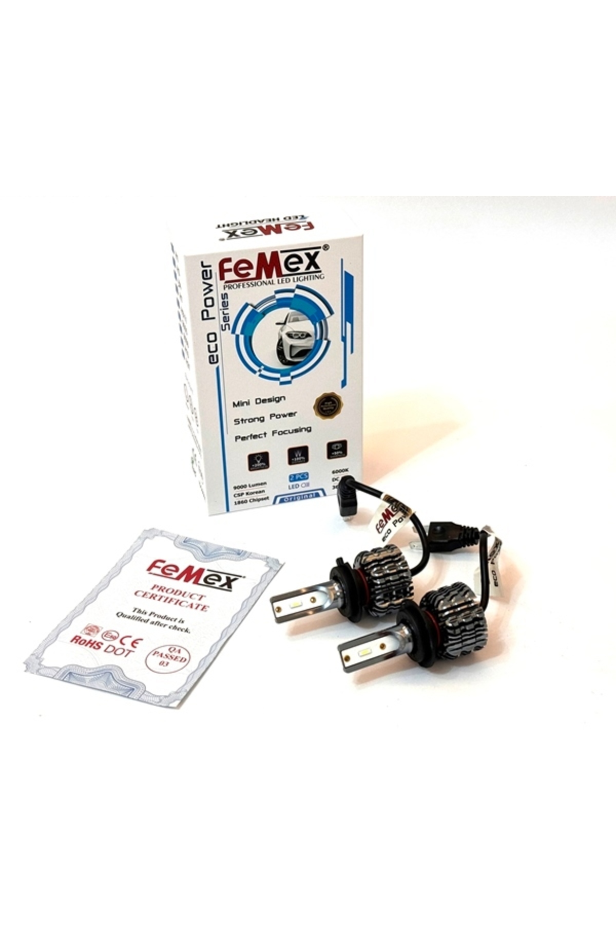 FEMEX Eco Power Buz Mavi 8000K CSP Chipset H7 Led Xenon Led