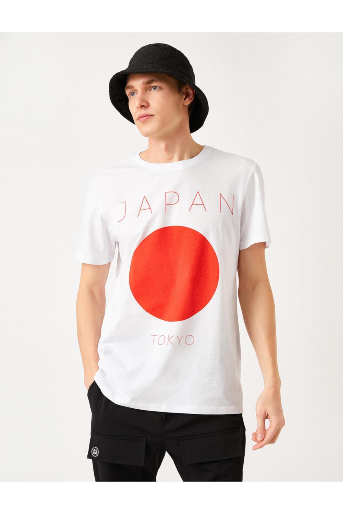 تیشرت مردانه سفید کوتون | 2SAM10752HK اورجینال - تصویر 3