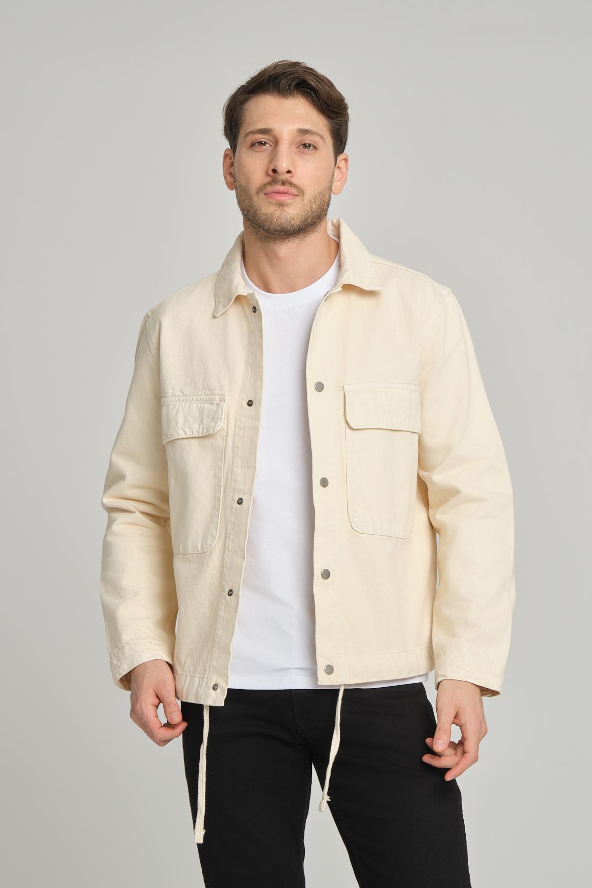 ژاکت مردانه بژ ALEXANDERGARDI | UN-3056 اورجینال - تصویر 2