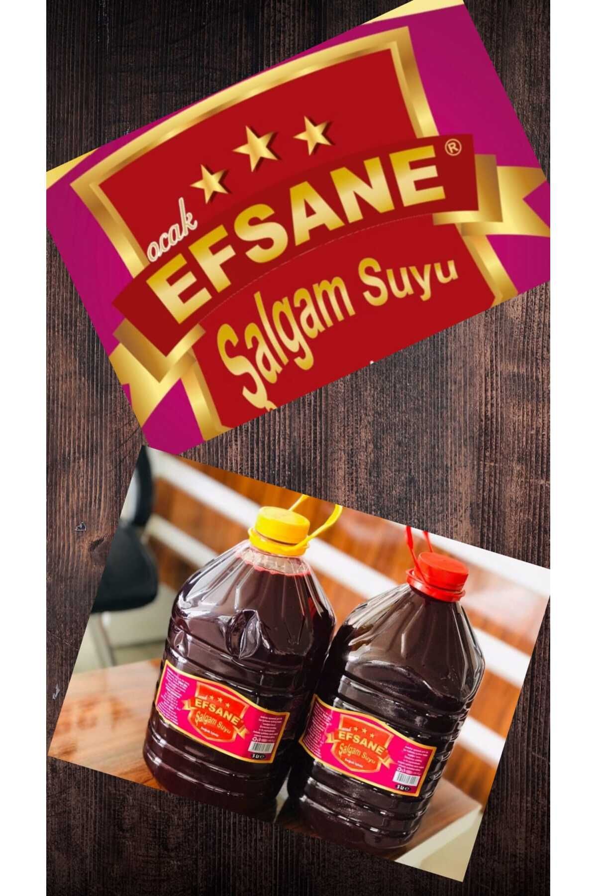 EFSANE ADANA ŞALGAM SUYU 5 LİTRE ACILI 2'Lİ AMBALAJ TOPLAM 10 LİTRE