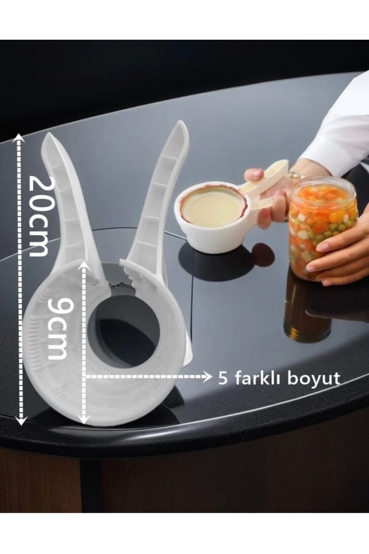 Dem Home-Jar Opener Can Opener Jar Opener Compatible with All Sizes of Jars 1