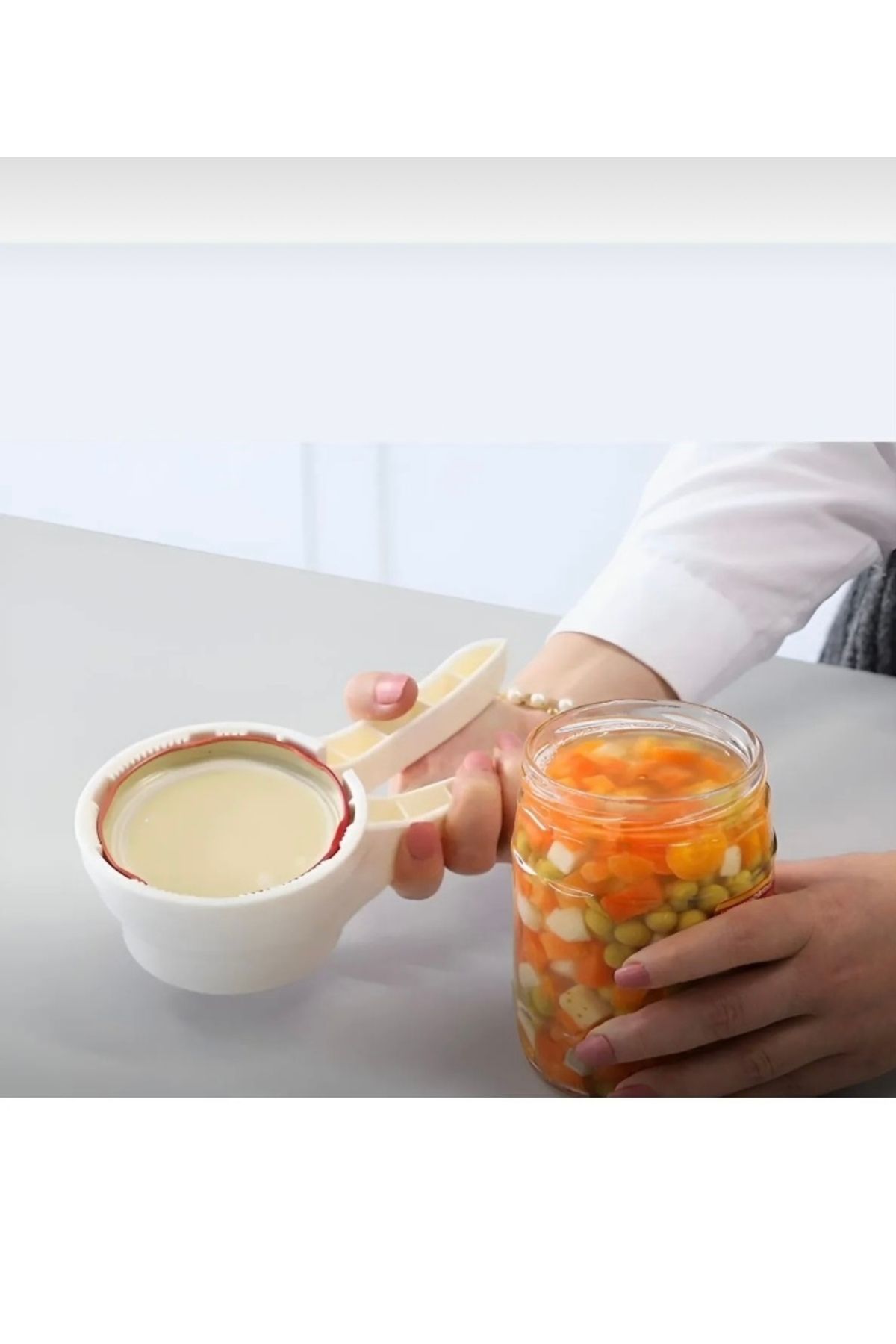 Dem Home-Jar Opener Can Opener Jar Opener Compatible with All Sizes of Jars 3