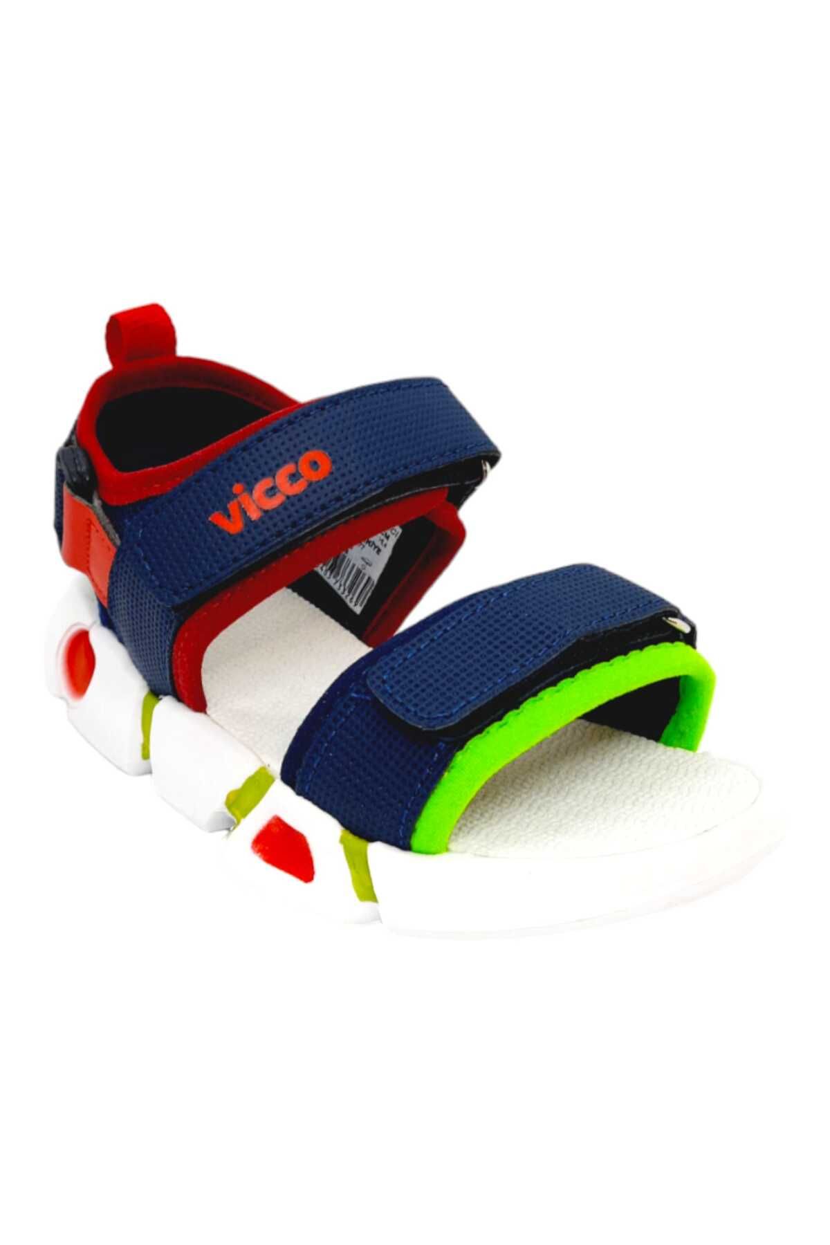 صندل ورزشی آبی دخترانه و پسرانه بچگانه ان Jax اورجینال Vicco