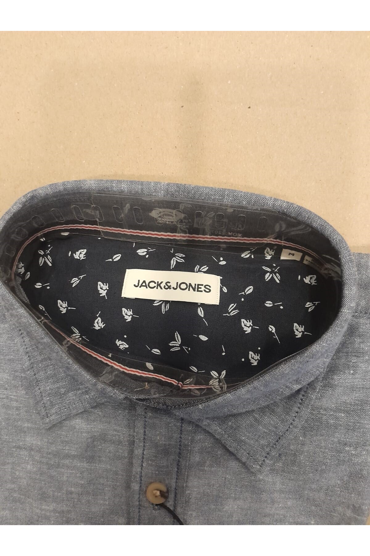 پیراهن مردانه راسته  آستین بلند | جک اند جونز Jack & Jones 12248580 - تصویر 2