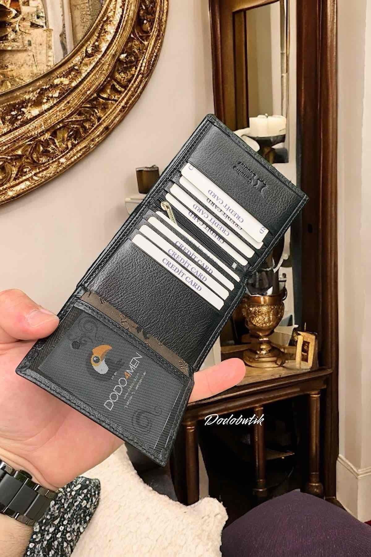 کیف پول مردانه اصلی چرم 8.5 Dodo4men
