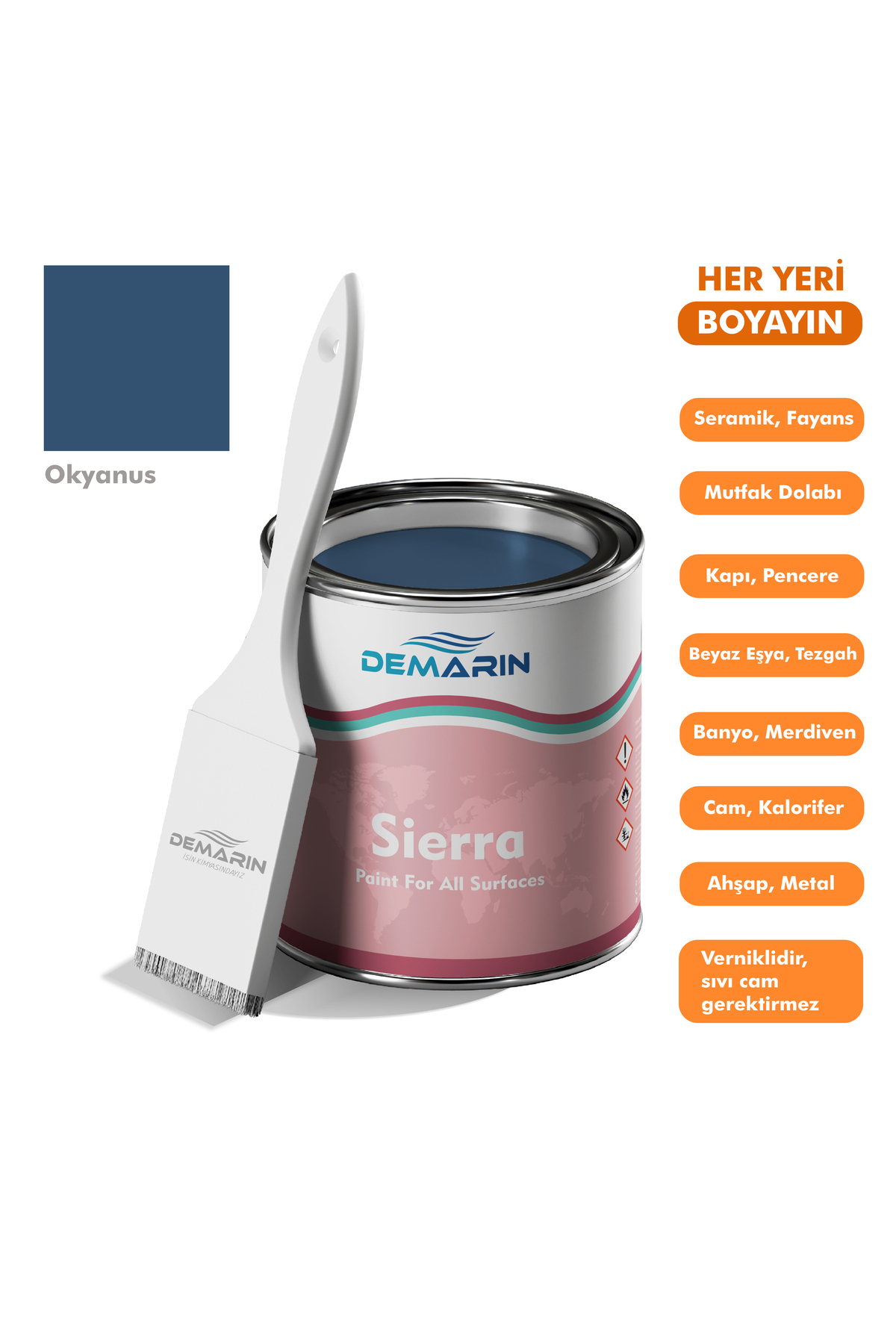 Painting Everything Sierra One Component Tiles, Countertops, Ceramics, Furniture, Floor Paint 1 Kg