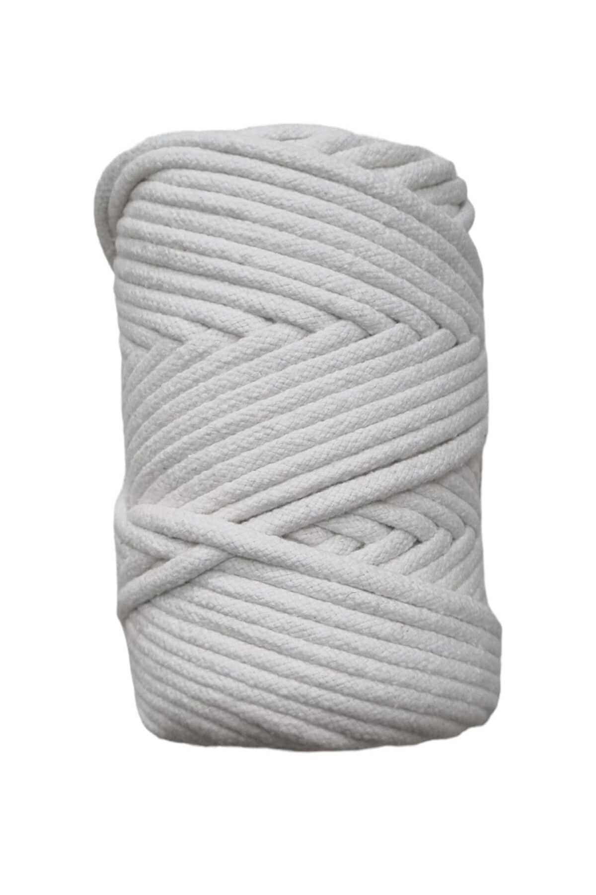 erdoğan hobi-Tresse Thread Cream 50m Rope String Knitting String Runner String Cord String Cotton Thread Supla String Basket Knitted String 2