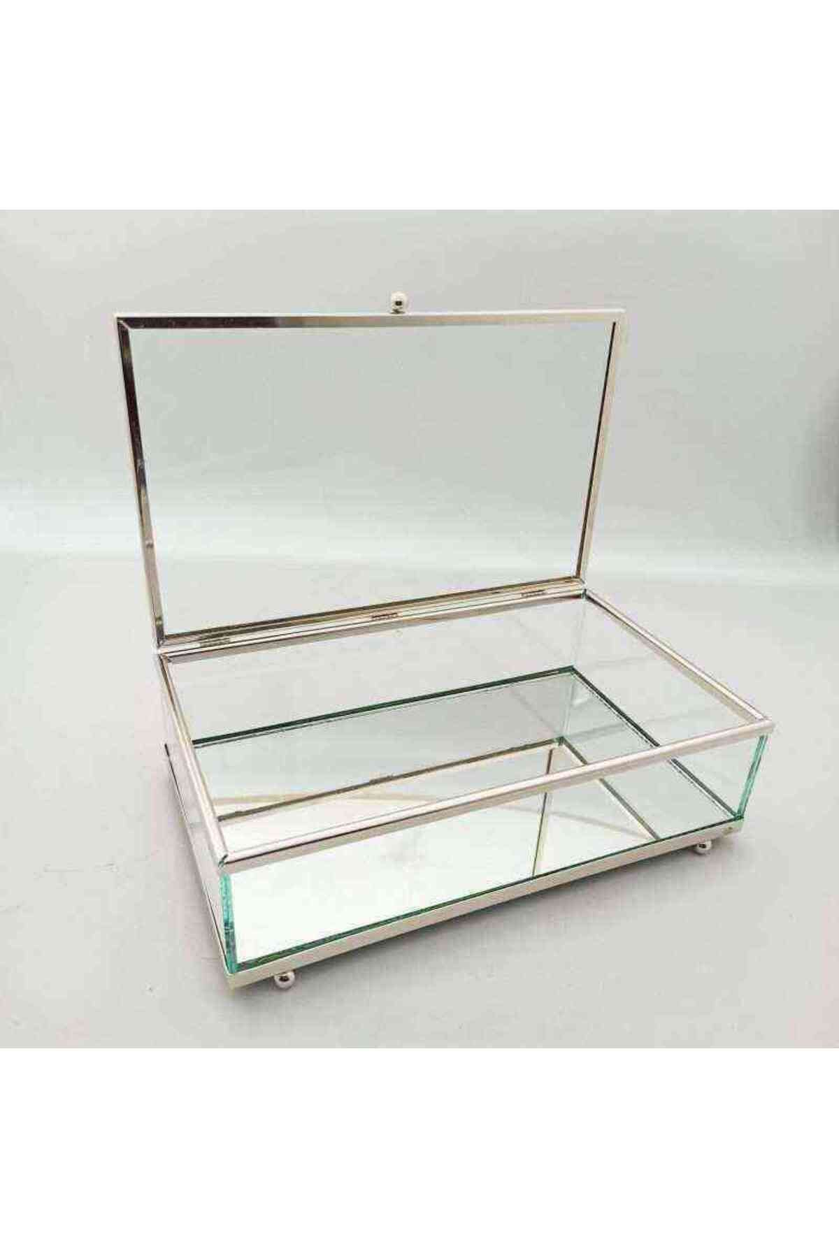Glass jewelry box deals