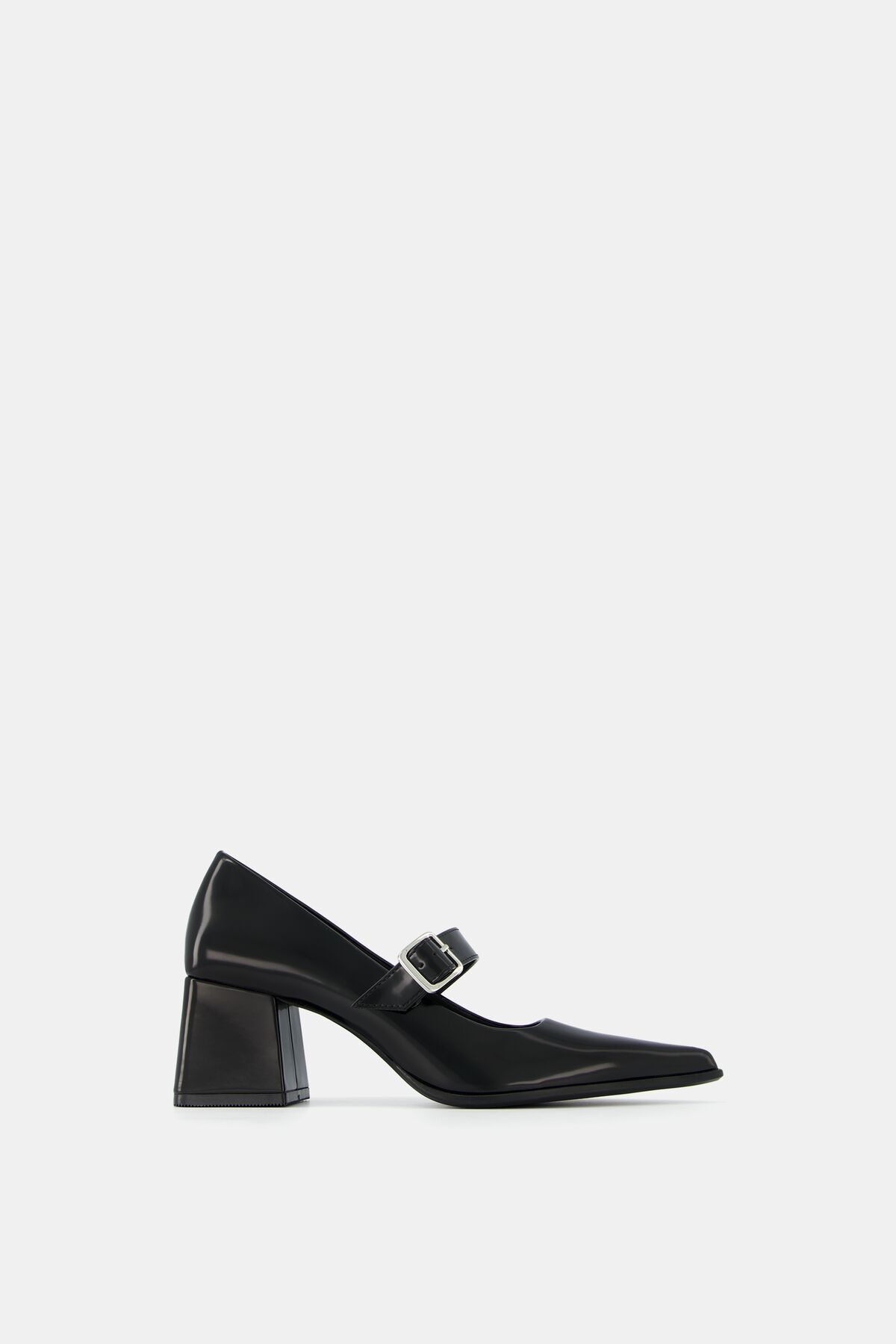 کفش پاشنه کلاسیک مشکی زنانه مری جین اورجینال Bershka