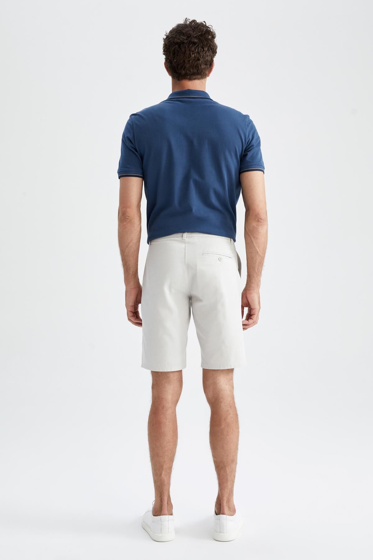 DeFacto-Regular Fit Basic Bermuda Shorts R4324az22sm 8