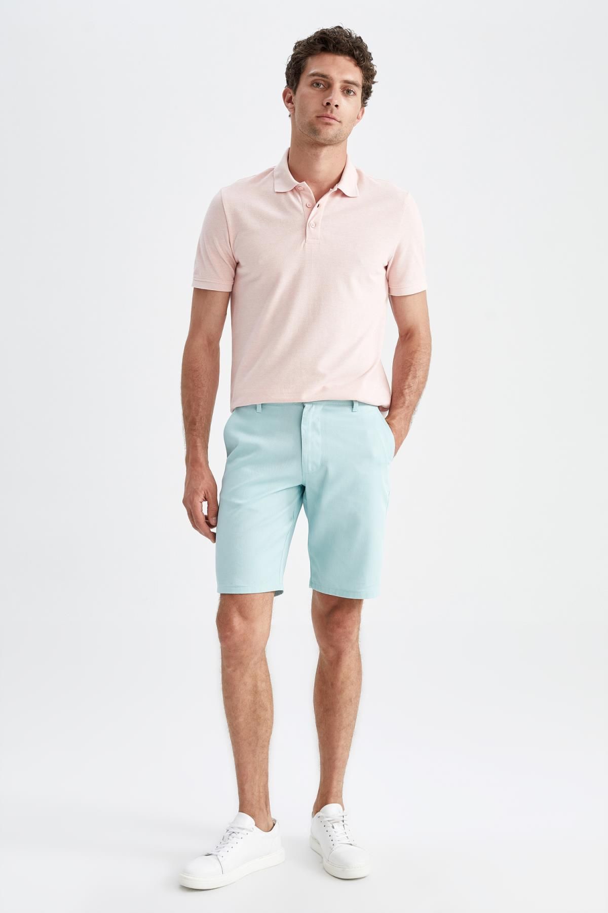 DeFacto-Základní bermudy Regular Fit Basic R4324az22sm 5