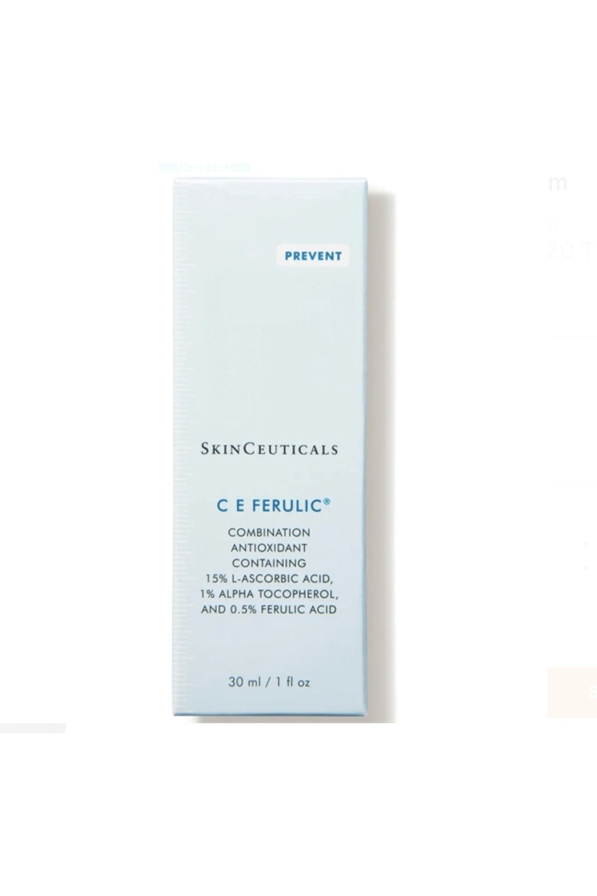 Skinceuticals سرم تقویت‌کننده CE Ferulic با حجم 30 میلی‌لیتر برای صورت، گردن و دکولته