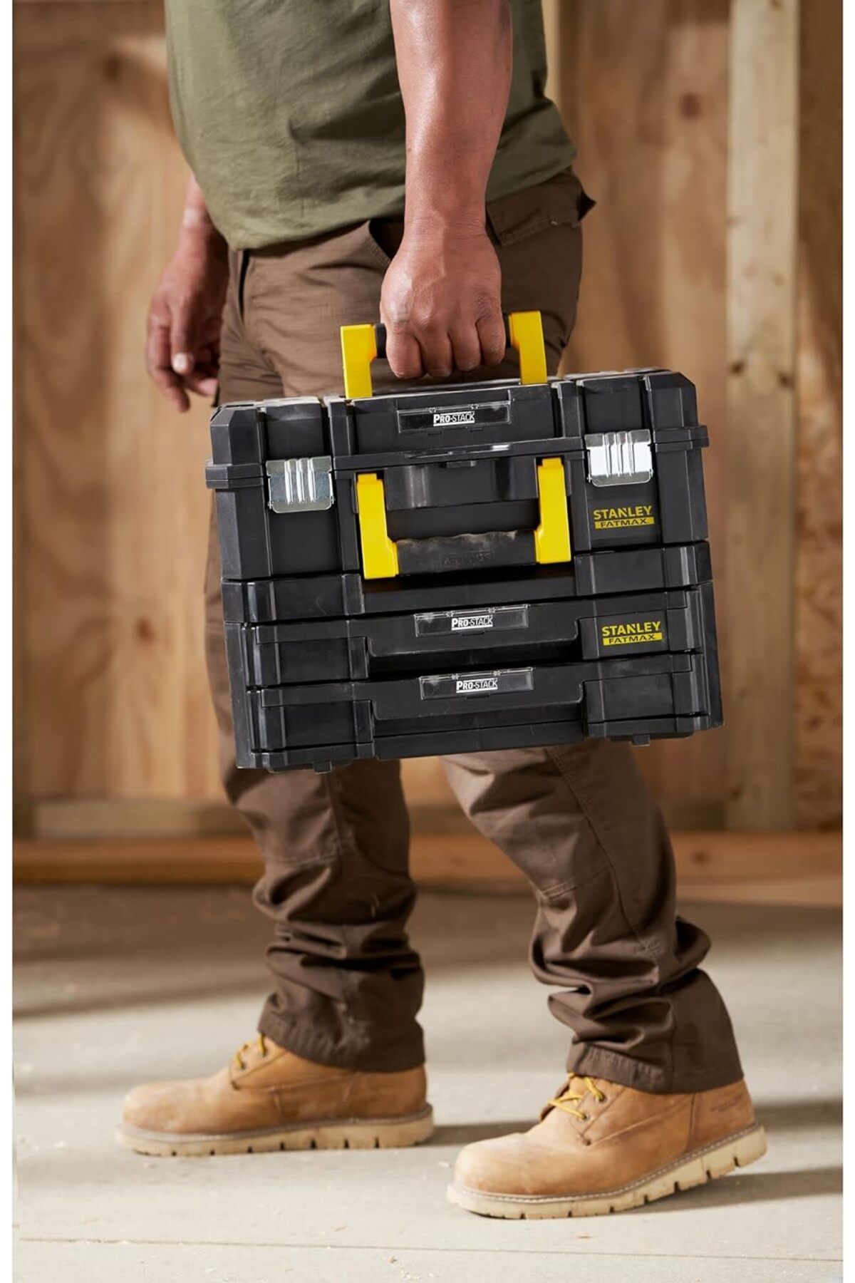 Stanley-Combo Kit Compatible With FATMAX FMST1-71981 Waterproof Tool Box And PRO-STACK Two-Drawer Chest 7