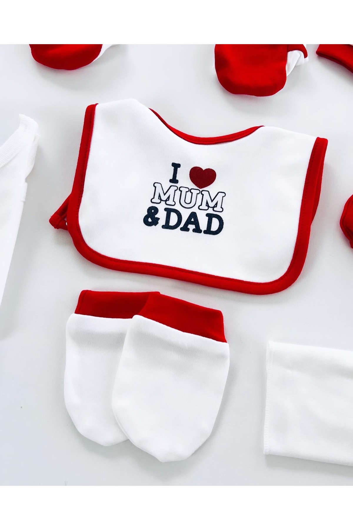 ست نوزادی دخترانه سفید Mert Baby | PG4060K اورجینال - تصویر 3