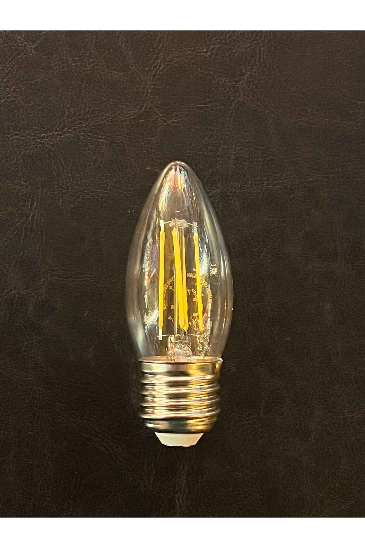 OKYANUSAYD 4 WATT E27 DUYLU 500 LÜMEN 3200 KELVİN GÜNIŞIĞI BUJİ LED RUSTİK AMPUL