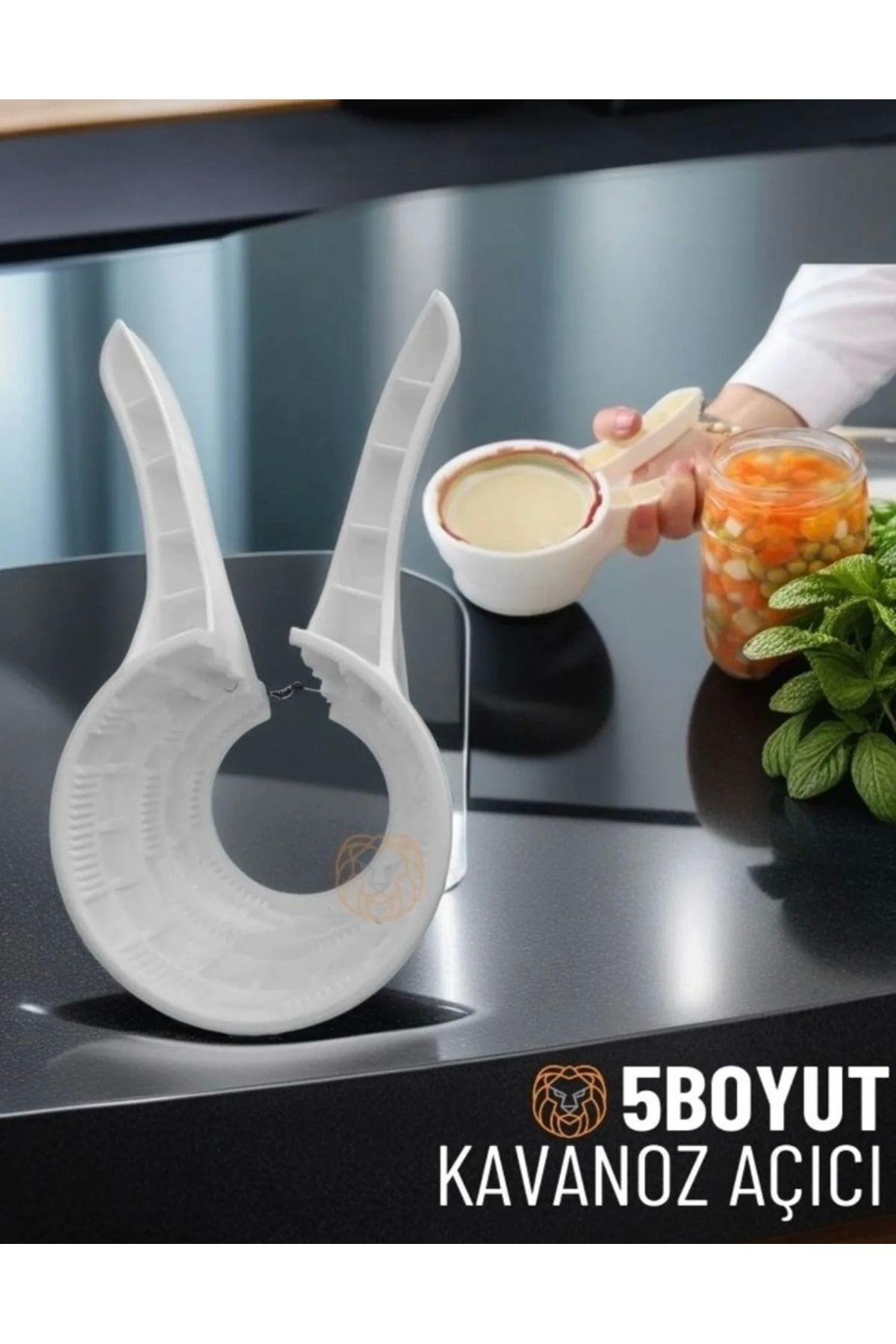 Dem Home-Jar Opener Can Opener Jar Opener Compatible with All Sizes of Jars 2
