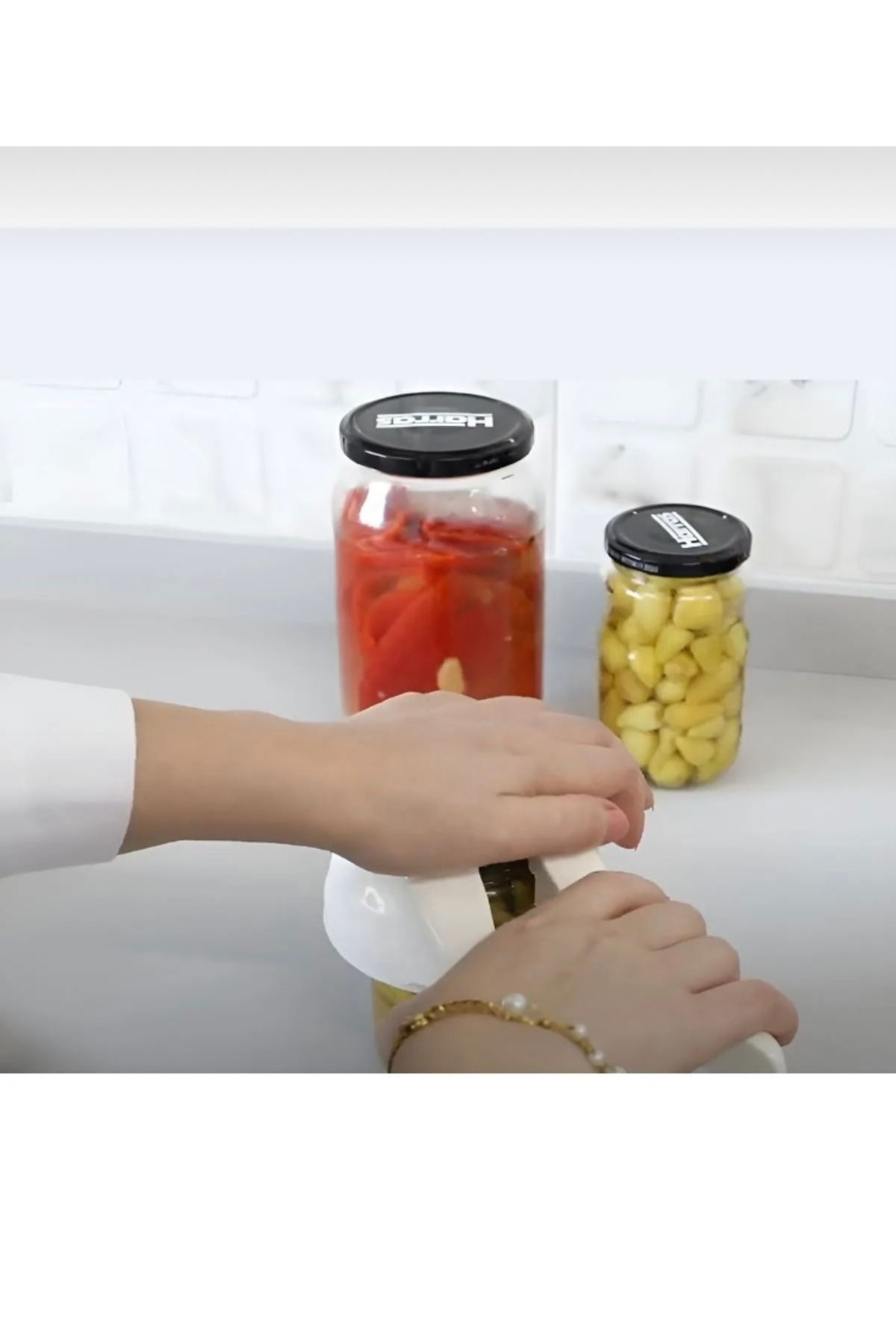 Dem Home-Jar Opener Can Opener Jar Opener Compatible with All Sizes of Jars 4