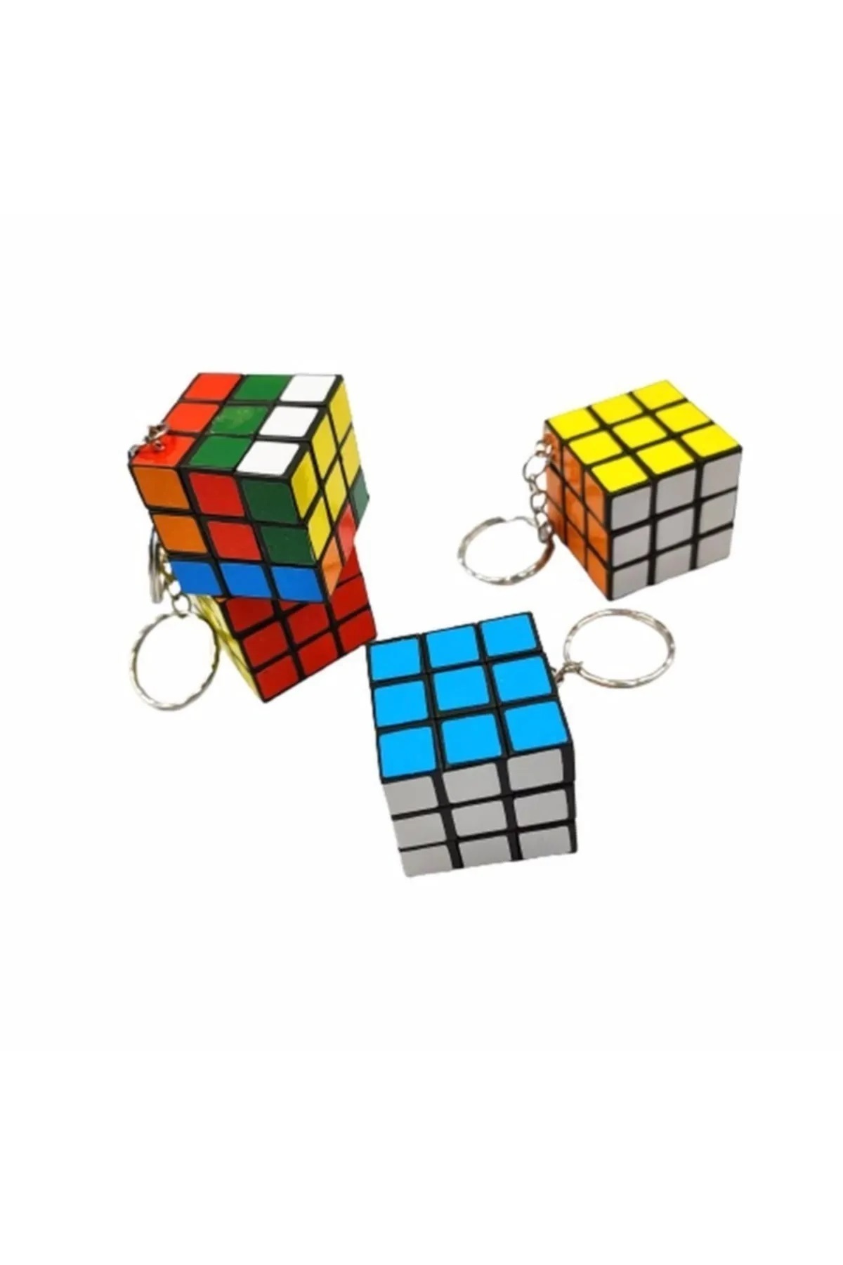 کی‌چین مکعب هوشمند اسباب‌بازی مکعب مینی ۳ تکه (۳×۳) خانواده