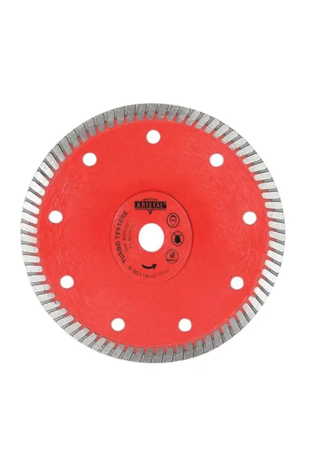 Kristal (180mm) Granit Porselen Mermer Kesici Elmas Turbo Testere