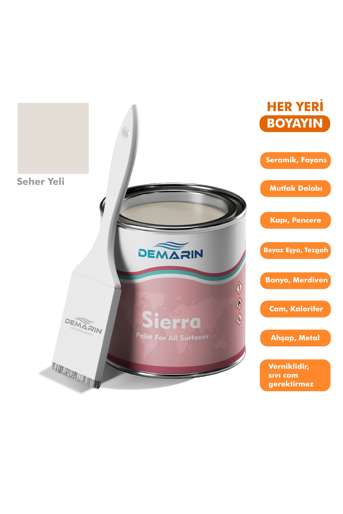 Sierra One Component Painting Everything Tiles, Countertops, Ceramics, Furniture, Floor Paint 1 Kg