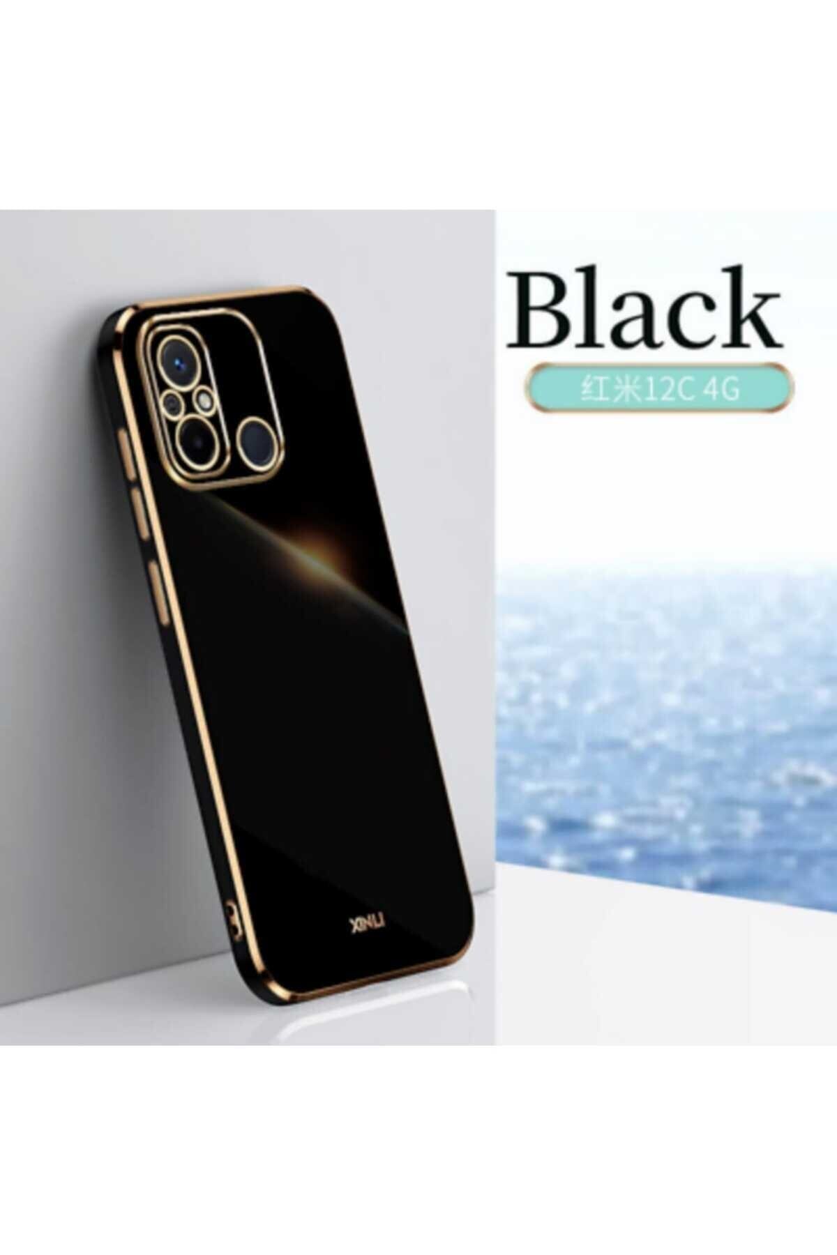 Xiaomi Redmi 12c Compatible Case Gold Detailed Vivid Colorful Silicone