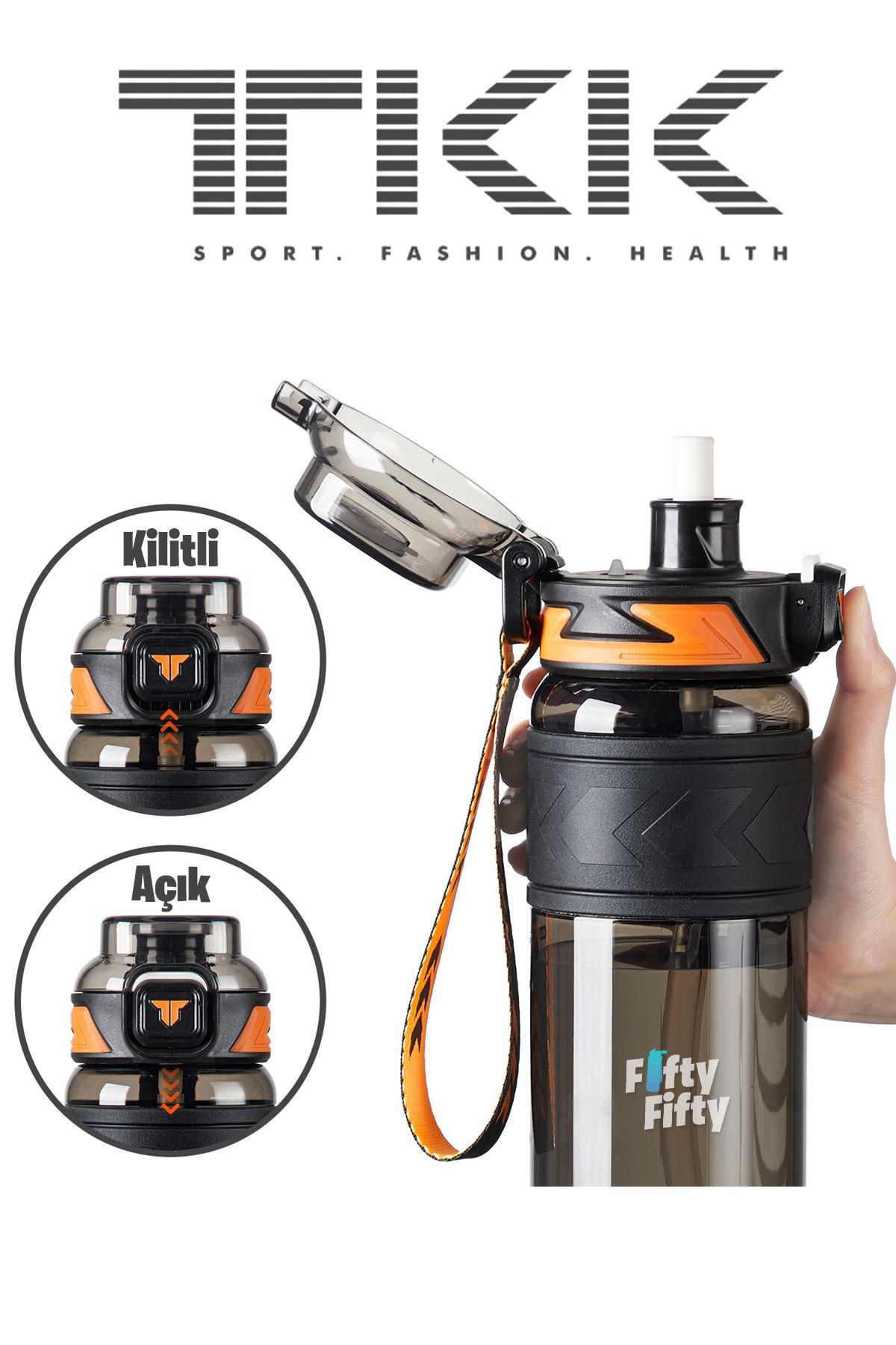 Vagonlife-TKK 600 ML Dual Use Tritan Water Bottle with Straw/Comfortable Drinking Bpa Free with Carrying Strap FFTKK1019 4