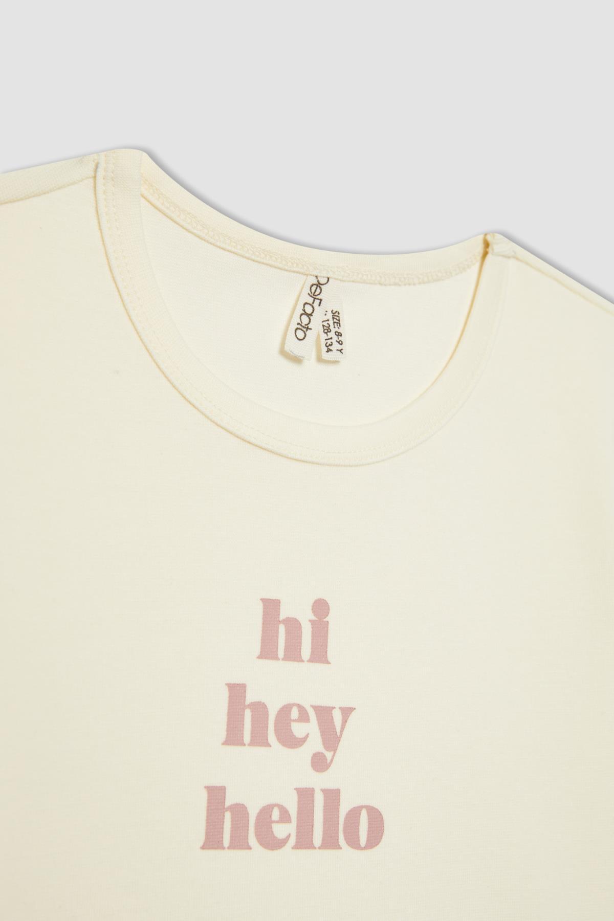 تی شرت دخترانه دفاکتو | C1433A824SM Defacto - Image 2