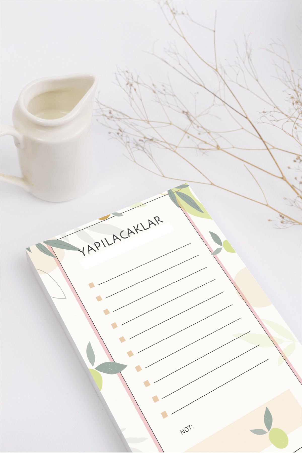 BULUT DİJİTAL-Set of 3 Pieces/toDo List / /to Do List/50 Sheets 3