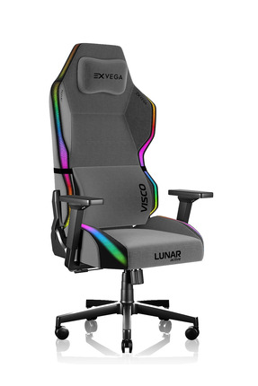 EXVEGA Lunar Active Kumaş RGB Oyuncu Koltuğu Gri