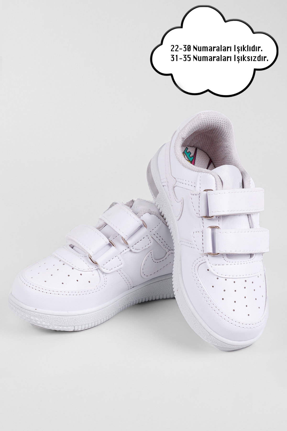 NS Little Girl's White Sneaker Sports Shoes (BUY 1 SIZE SMALL) Trendyol