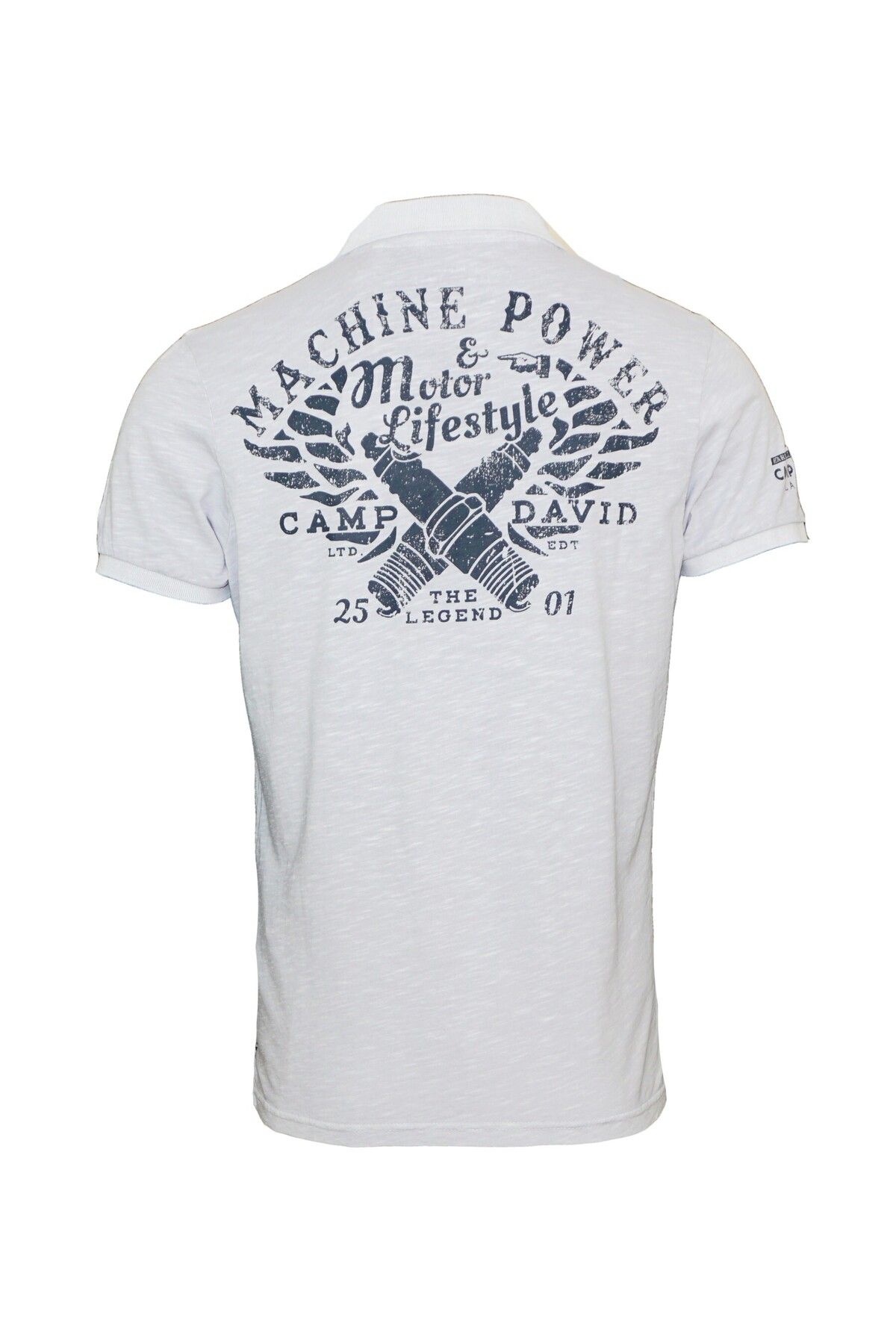 Camp David Poloshirt Grau Regular Fit Trendyol