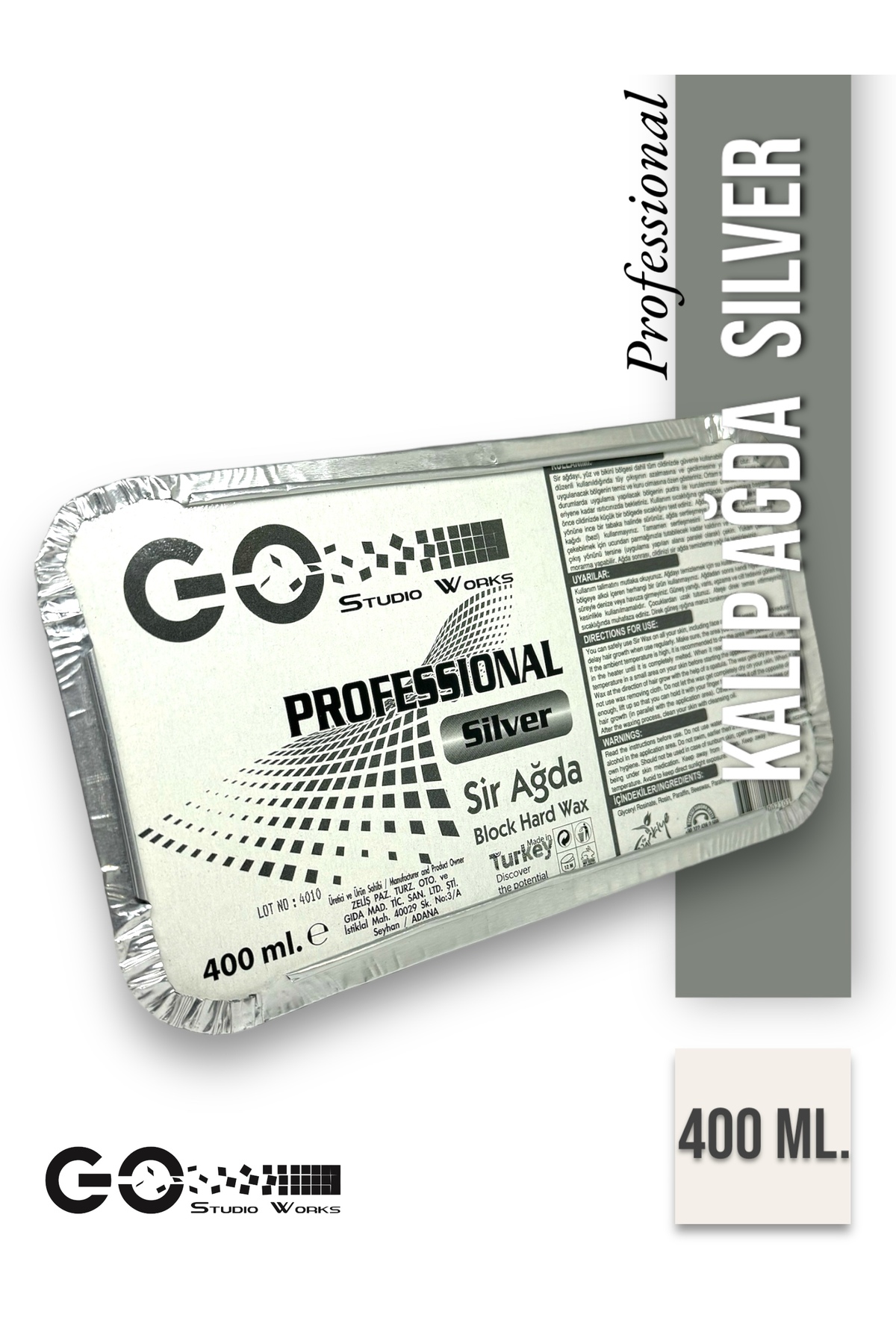 Go Studio Works Kalıp Ağda SILVER 400 gram.