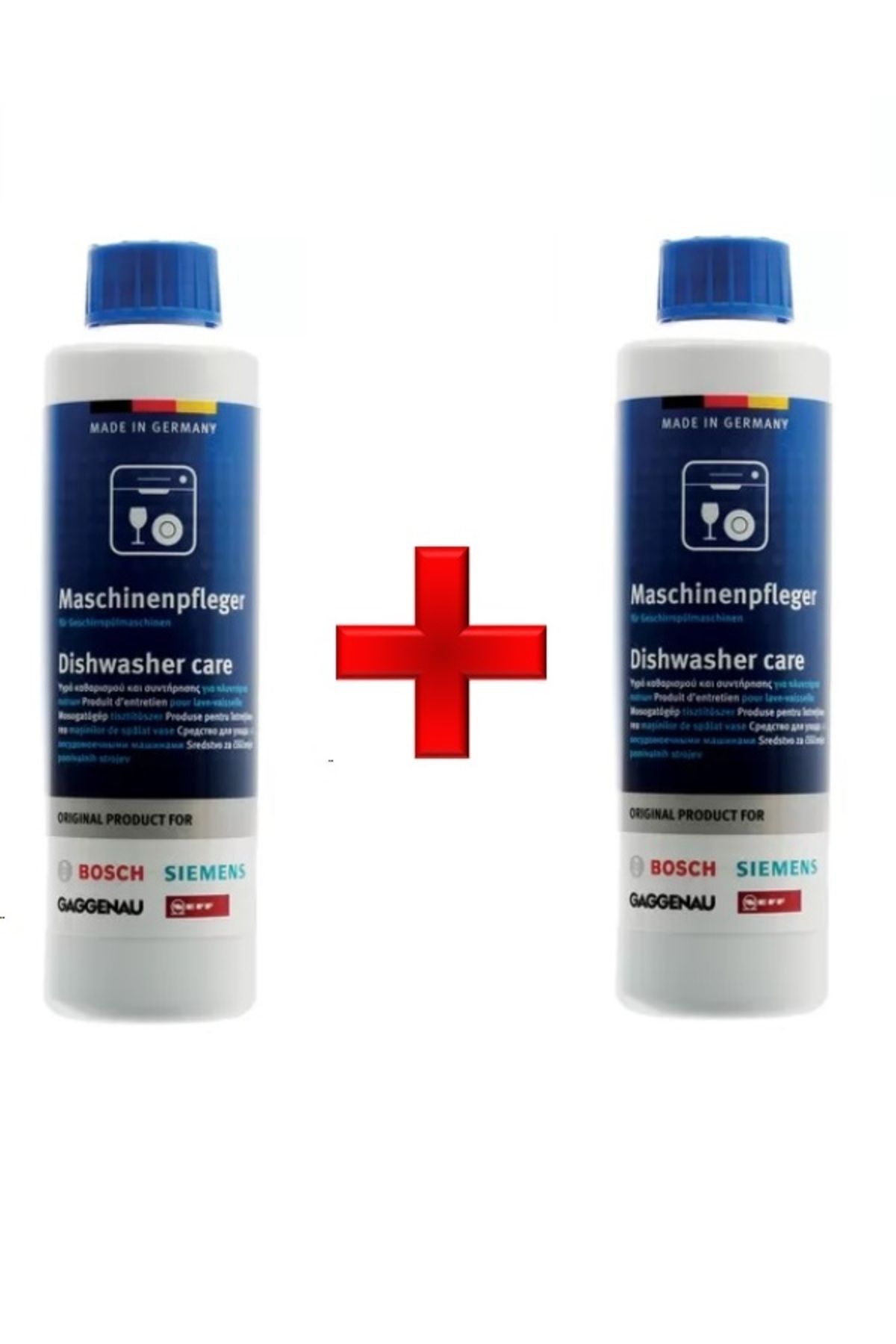 Bosch Bulaşık Makineleri için Sıvı Temizleyici (2'li Avantajlı Paket)