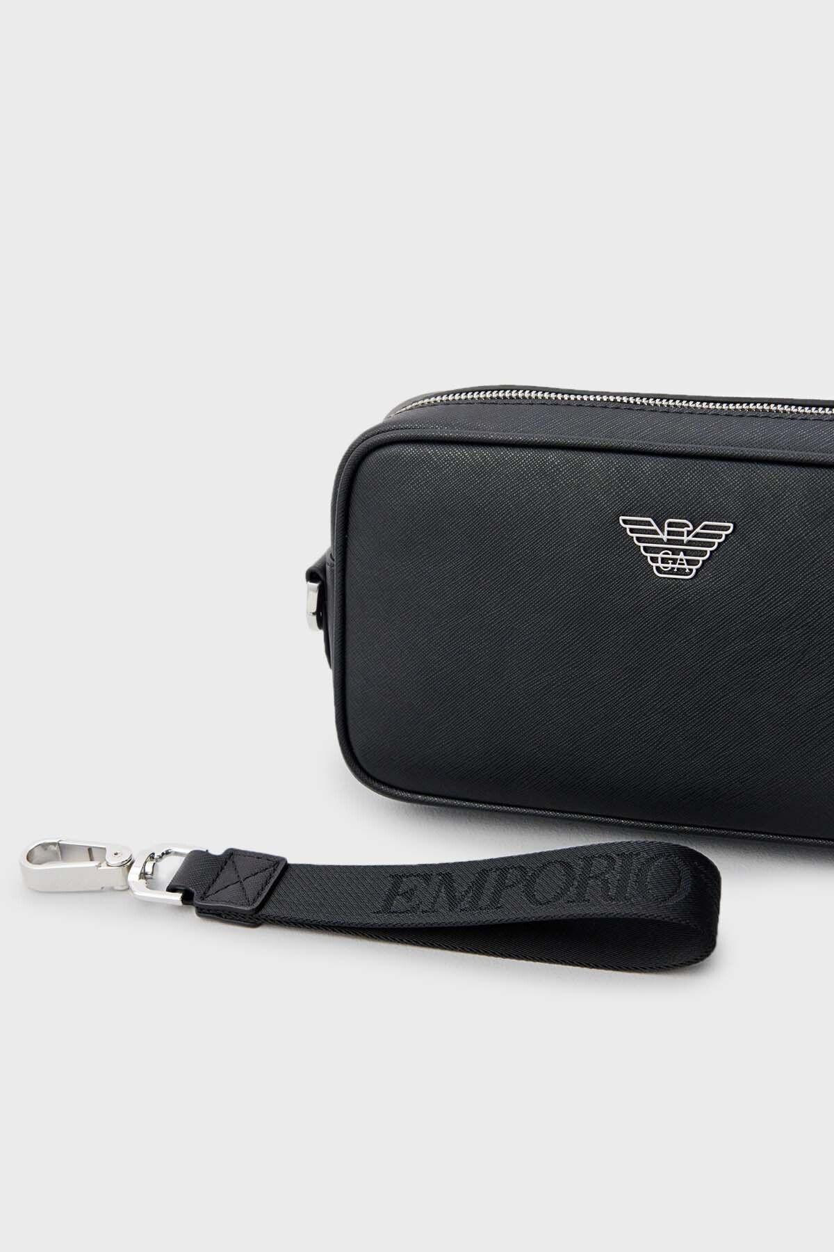 کیف دستی مردانه تراشیدن زیپ با آرم تراش Y4R356 Y138E 81072 Emporio Armani